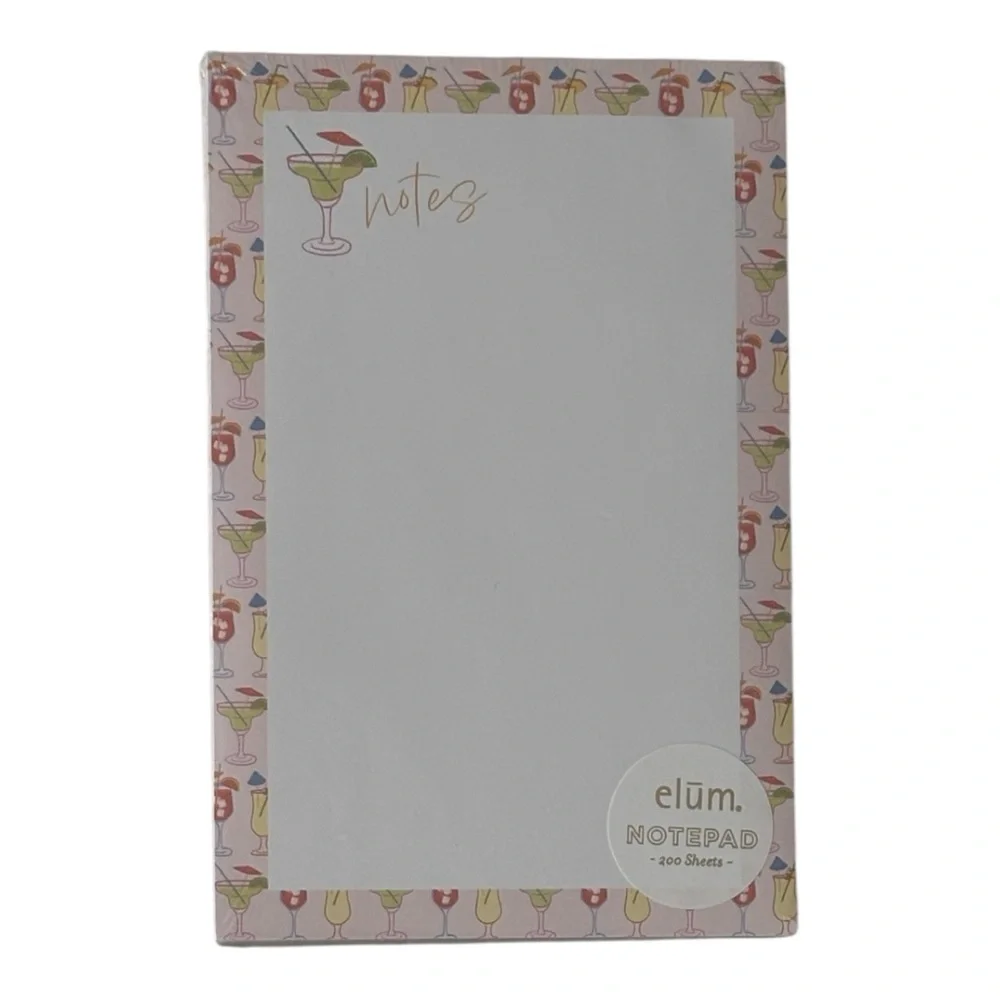 Elum Cocktail Notepad 200 Sheets